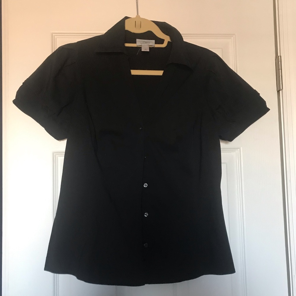 Simple Black Blouse